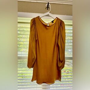 Elegant Mustard Dress